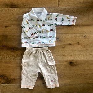 Kissy Kissy 2-Piece Construction Outfit